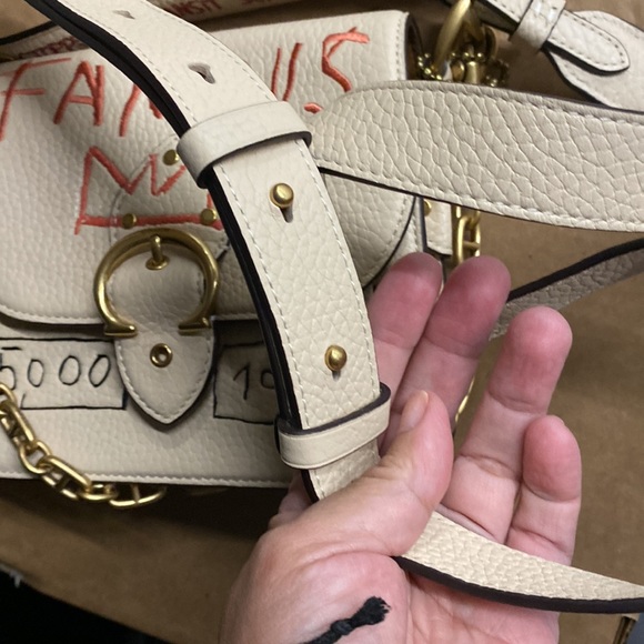 Coach X Jean Michel Basquiat Beat Shoulder Bag 18, NWOT - Picture 8 of 14